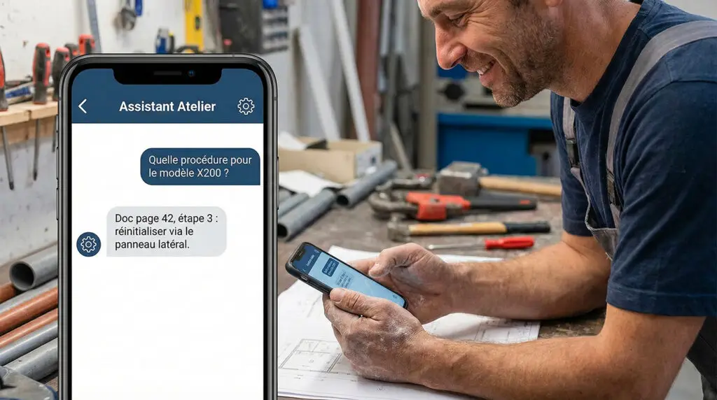 Chatbot IA : Votre nouveau compagnon d&rsquo;atelier (pas un gadget)